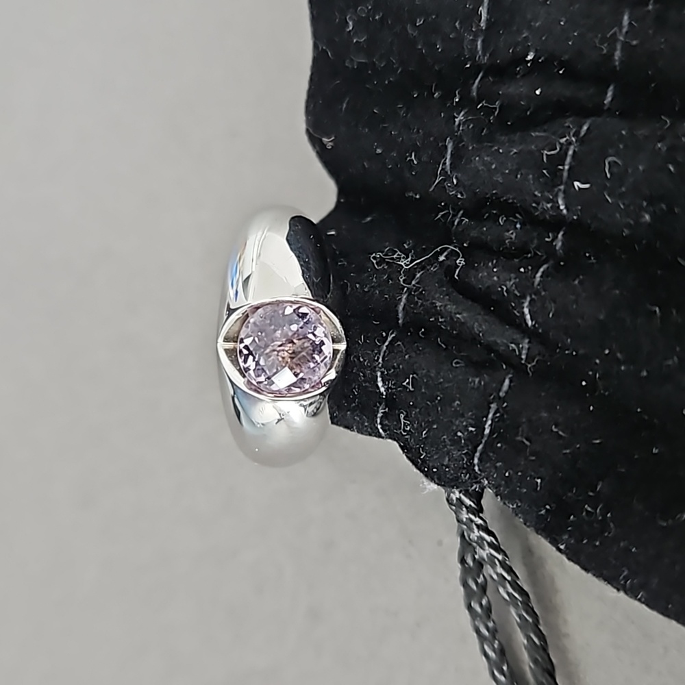 Movado Silver (925) Ring With Amethyst Stone!  Never Worn!
